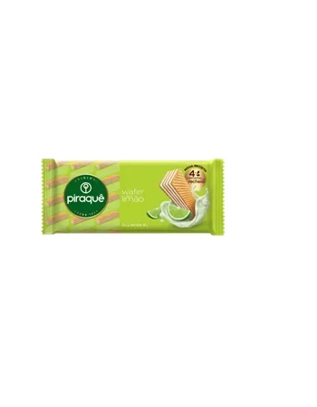 Biscoito Piraque Wafer Limao 20X100G