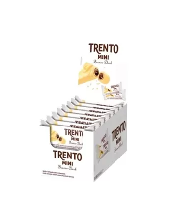 Chocolate Trento Mini Branco-Dark 16Dpx16Unx16G