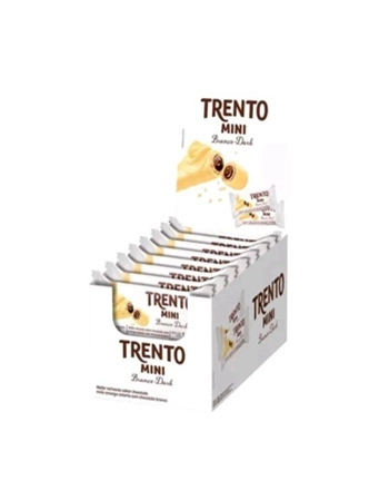 Chocolate Trento Mini Branco e Dark Peccin 16g Display com 16 Unidades