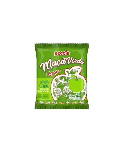 BALA MAÇA VERDE 26PCX400G