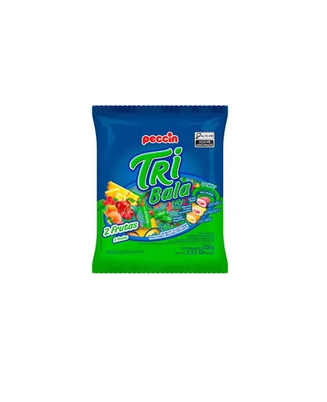 BALA TRIBALA 2 FRUTAS SORTIDA 32PCX100G