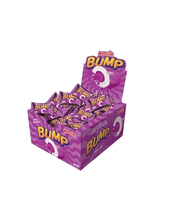 Chiclete Bump Uva Peccin 140g Display com 24 Unidades