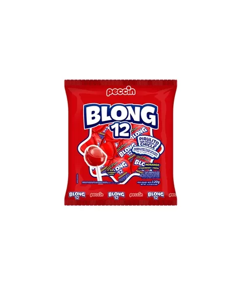 PIRULITO BLONG 12 MORANGO 32PCX120G