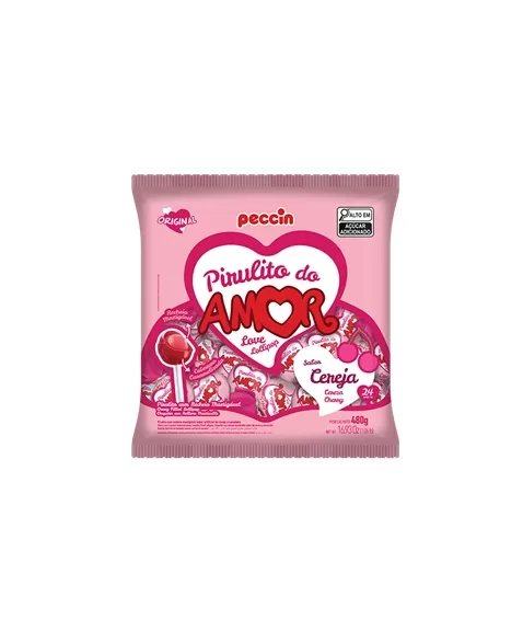 PIRULITO CEREJA DO AMOR 16PCX480G