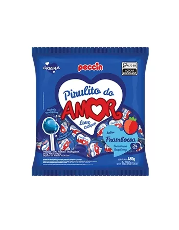 Pirulito Framboesa Do Amor 16Pcx480G