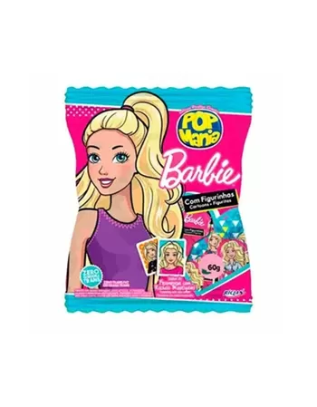 PIRULITO RCL POP BARBIE FRAMBOESA 40X60G