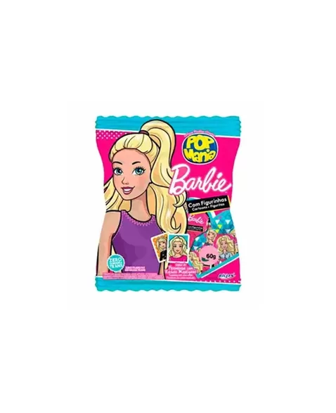 PIRULITO RCL POP BARBIE FRAMBOESA 40X60G