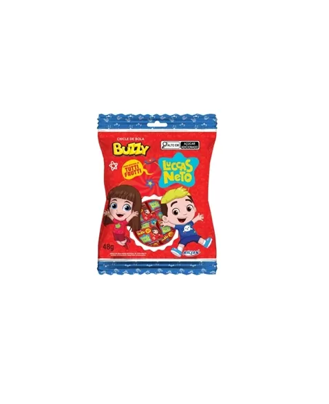 CHICLE RCL BUZZY LUCCAS NETO TUTTI FRUTI 40X48G