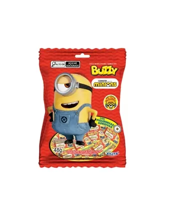 CHICLE RCL BUZZY MINIONS TUTTI FRUTTI 40X48G