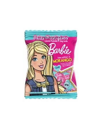 Riclan Bala Mastigavel Barbie Morango 40X57G