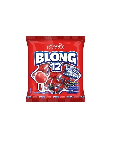 Pirulito Blong Morango 12Pcx672G