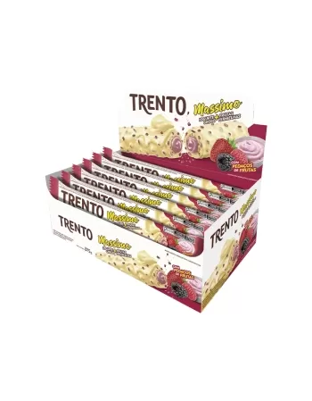 CHOC TRENTO MASSIMO IOGURTE GRE FRUT VERMELH 8DISPX15UNX25G