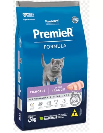 Ração Premier Fórmula Gatos Filhote Frango 7,5KG