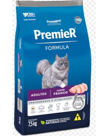 Ração Premier Fórmula para Gatos Adultos 7,5kg