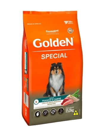 Ração Golden Special para Cães Adultos Porte Pequeno 15kg