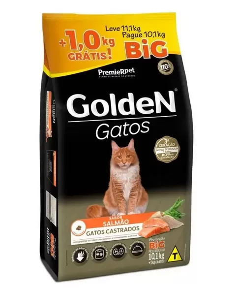 GOLDEN GATO AD CASTR SALMAO 11,1KG