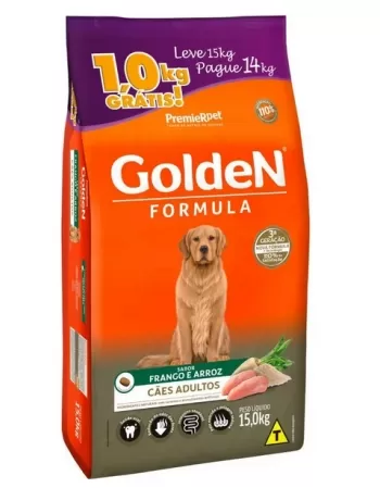 Ração Golden Fórmula Cães Frango Adulto Pague 14 Leve 15