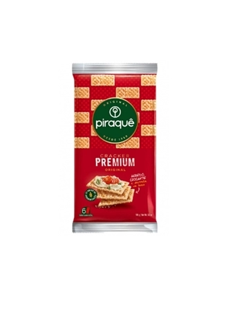 Biscoito Piraquê Cracker Premium Original 150g Caixa com 24 Unidades