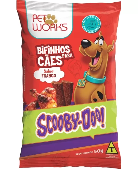 PET WORKS BEFF SCOOBY DOO FRANGO  20X50G