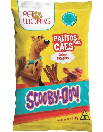 Bifinho para Cães Raças Pequenas Pet Works Frango 50g Kit 20 Unidades