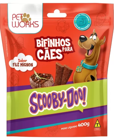 PET WORKS BEEF SCOOBY DOO FILE MIGNON 10X400G