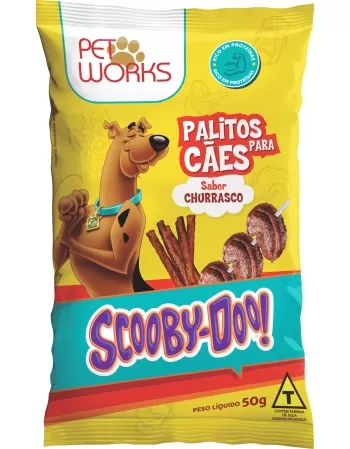 Bifinho Pet Works  Scooby Doo Churrasco Raç Peq 20X50G