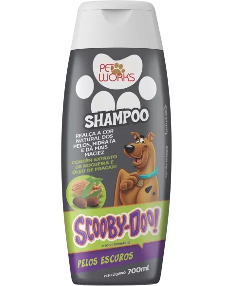 PET WORKS SHAMPOO PELOS ESCUROS 700ML