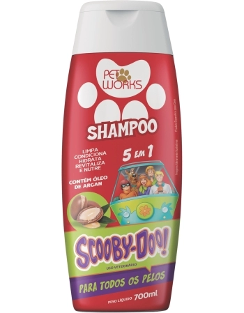Shampoo Pet Works Scooby-Doo 5 em1 para Cães 700ml