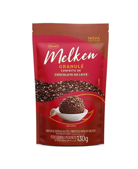 CHOC HARALD MELKEN GRANULE CHOC AO LEITE 16UNX130G