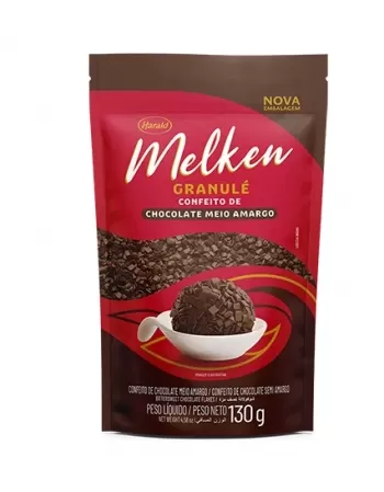 Chocolate Harald Melken Granule Meio Amargo 16Unx130G