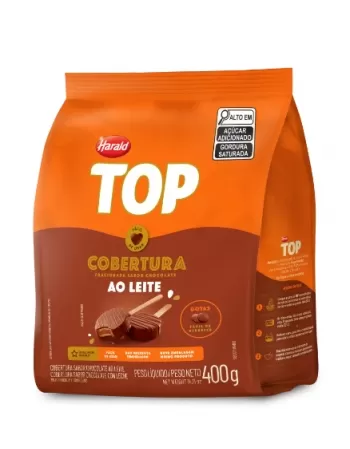 Chocolate Harald Top Cob Gotas Ao Leite Top 10Unx400G