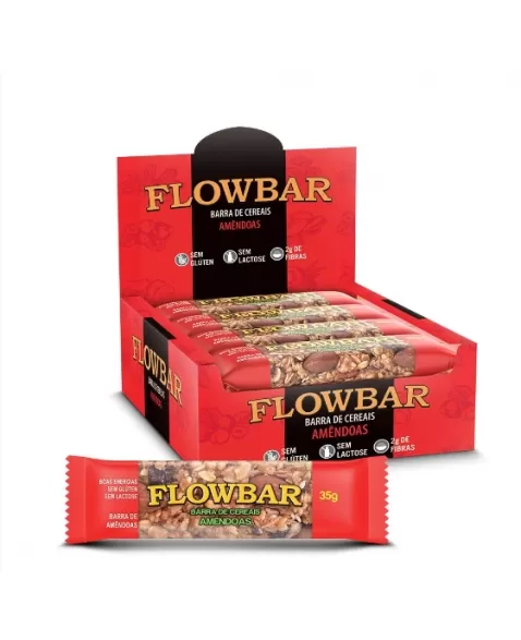 BARRA DE CEREAIS FLOWBAR AMENDOAS 9DPX12UNX30G