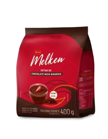 Chocolate Harald Melken Gotas Meio Amargo 10Unx400G