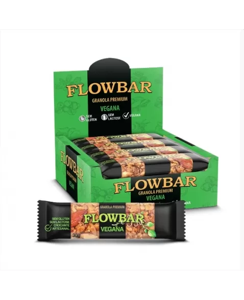 BARRA DE GRANOLA FLOWBAR VEGANA 9DPX12UNX30G