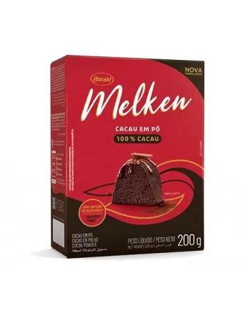 Chocolate Harald Melken Cacau Po 100% 10Unx200G