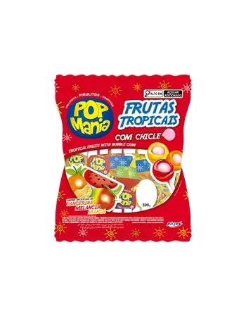 Pirulito Riclan Pop Mania Frutas Tropicais 24x50Unx500g