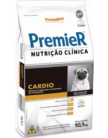 Ração Premier Nutrição Clínica Cães Cardio Pequeno Porte 10,1KG