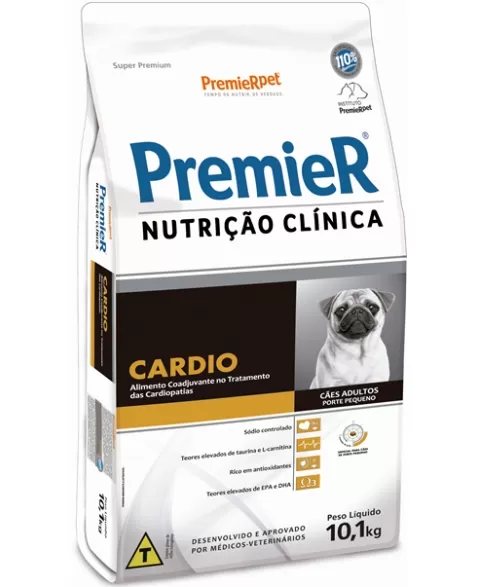 Ração Premier Nutrição Clínica Cães Cardio Pequeno Porte 10,1KG