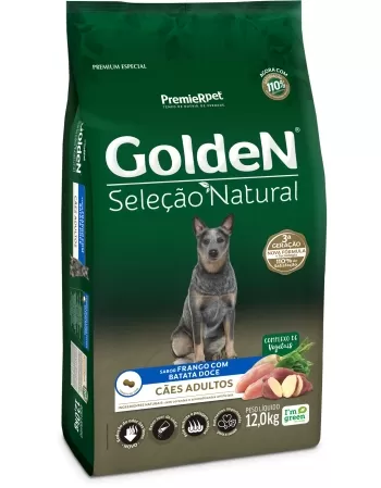 Ração Premier Seleção Natural Cães Adulto Frango com Batata Doce 12 KG