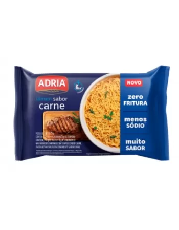 Massas Adria Lamen Assado Carne 50X75G