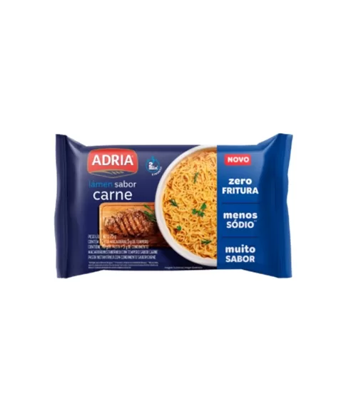 Massas Adria Lamen Assado Carne 50X75G