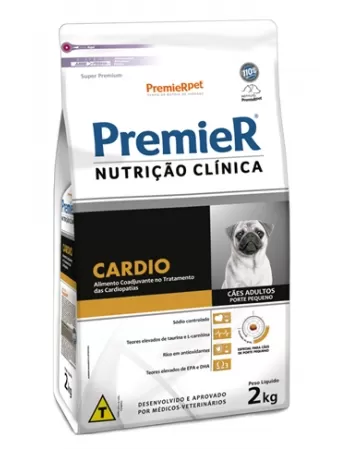 Ração Premier Nutrição Clínica Cães Cardio Pequeno Porte 2KG