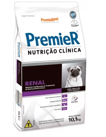 Ração Premier Nutrição Clínica Cães Renal Pequeno Porte 10KG