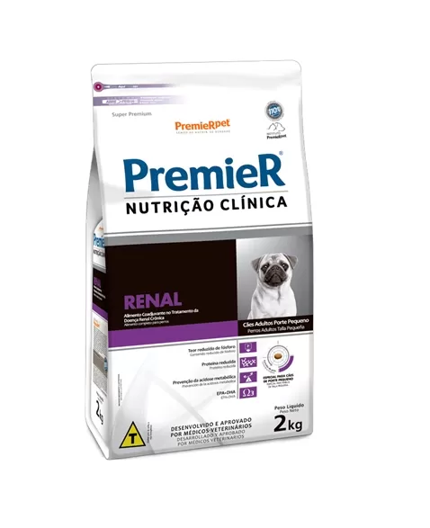 Ração Premier Nutrição Clínica Renal Pequeno Porte 2,0KG