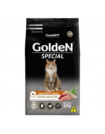 Ração Golden Special para Gatos Adultos 3kg