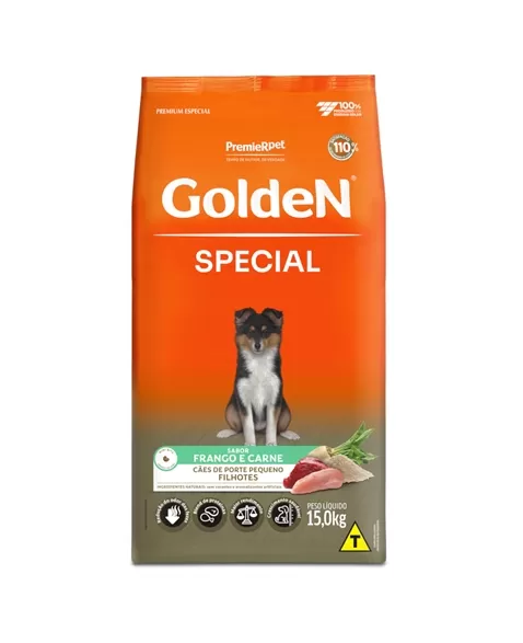 Ração Golden Formula Special Caes Filhotes Peq Porte 15kg