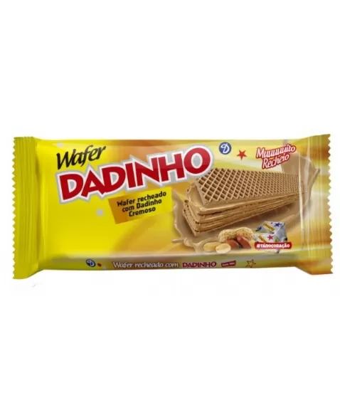 Biscoito Dadinho Wafer Tradicional 50X90G