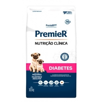Ração Premier Nutrição Clínica Diabete Cães Adultos Porte Pequeno 10,1 kg