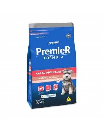 Ração Premier Fórmula para Cães Filhotes Porte Pequeno Sabor Frango 2,5kg