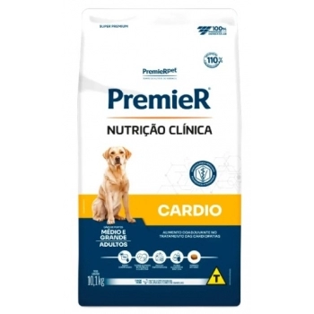 Ração Premier Nutrição Clínica Cardio para Cães Adultos Médio e Grande Porte 10,1kg